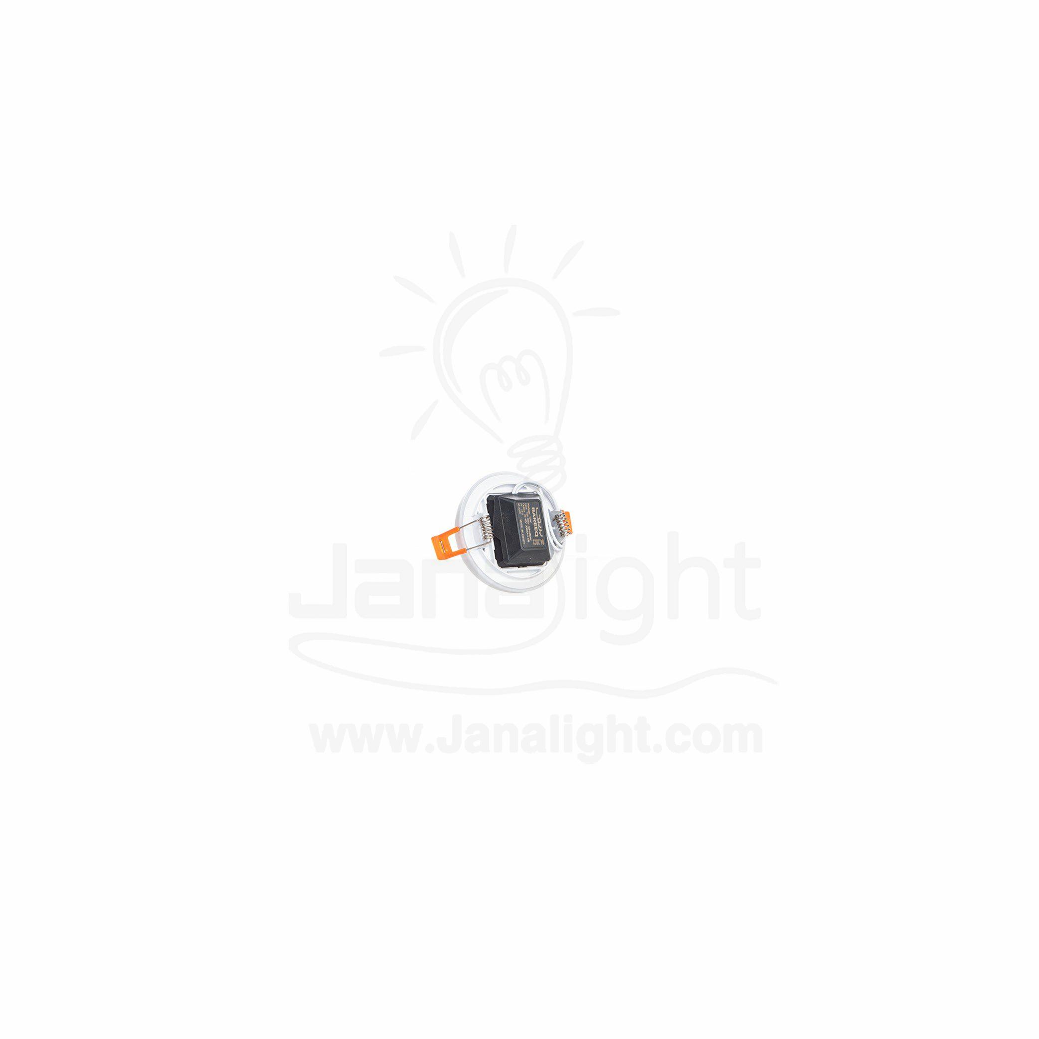 سبوت بانيل اكرليك 12 وات مدور ابيض بريق Bq-05-14 Panel Spotlight 12 Watt Round White